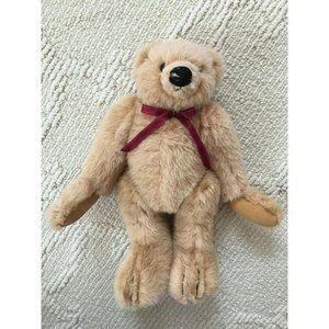 Bearly There Eureka Stuffed Mohair Jointed Bear 10